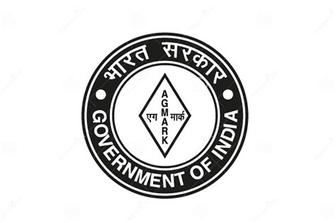 Agmark Government Of India Logo Icon Black Stock Illustration