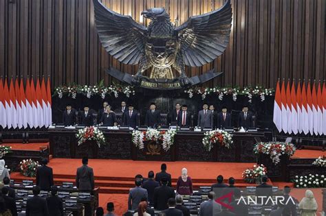 Sidang Paripurna Akhir Masa Jabatan Anggota MPR Periode 2019 2024 Di