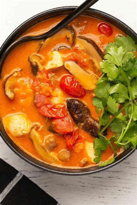 Vegan Tom Yum Soup - Loving It Vegan