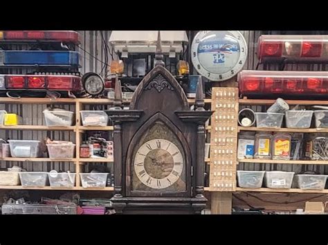 Gothic Grandfather Clock With Grim Reaper Youtube