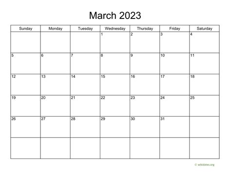 Plantillas Calendario Mensual 2023 Printable March IMAGESEE