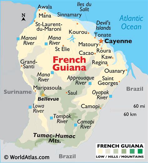 French Guiana Maps & Facts - World Atlas
