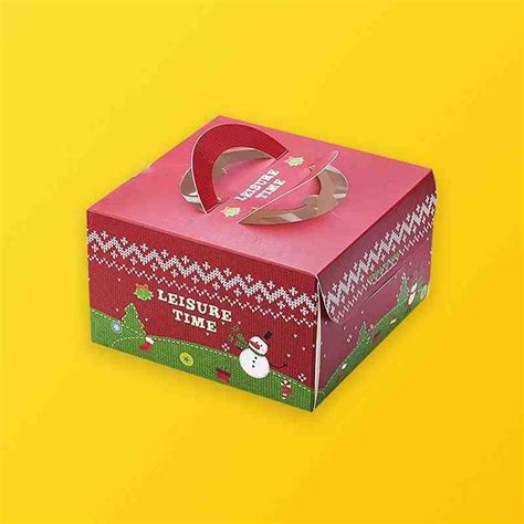 Custom Christmas Bakery Boxes Silver Edge Packaging