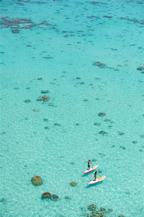 The Brando Resort – Tetiaroa Private Island, French Polynesia – Tropical Ocean Paddle Boarding ...