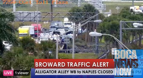 Alert Westbound Alligator Alley Completely Shut Due To Fatal Crash