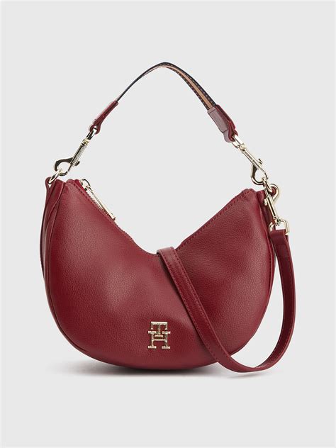 Th Monogram Hobo Shoulder Bag Tommy Hilfiger