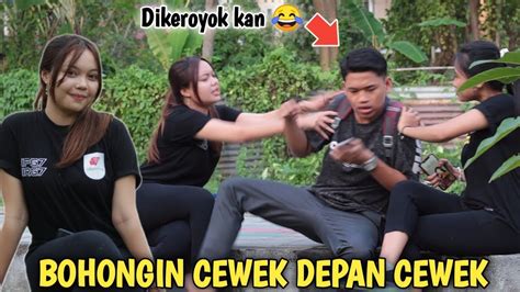 SUPER GALAK BOHONGIN CEWEK DEPAN CEWEK TERBAIK HAIKAL JANUARDI YouTube