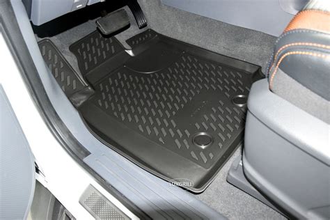 D Tapis De Sol Caoutchouc Bords Hauts Pour Ford Ranger