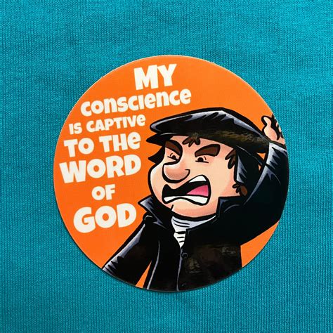 Sticker Luther Conscience Reftoons