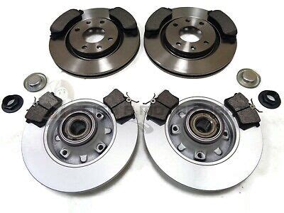 PEUGEOT 307 1 4 1 6 HDi FRONT REAR BRAKE DISCS PADS WHEEL BEARINGS