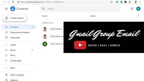 How To Create A Group Email In Gmail A Step By Step Guide Youtube