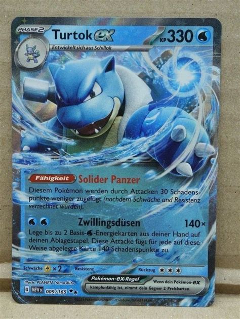 Turtok EX 009 165 Deutsch Pokemon 151 Kaufen Auf Ricardo