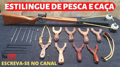 Montagem Do Estilingue De Pesca YouTube