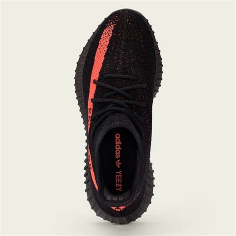 Ua Adidas Yeezy Boost 350 V2 Core Black Red Snoozeheads