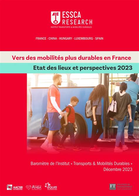 Vers Des Mobilit S Plus Durables En France Etat Des Lieux Et