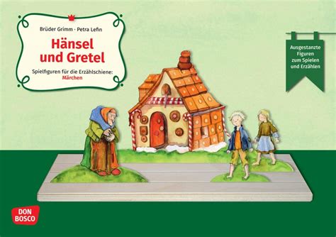 Hänsel und Gretel Erzählschienen Figurenset Ausgestanzte Spielfiguren