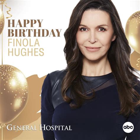 Happy Birthday Finola Hughes Anna R Generalhospital