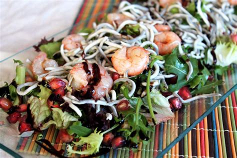 Ensalada Templada De Gulas Gambas Y Granada Recetas Sin Lactosa