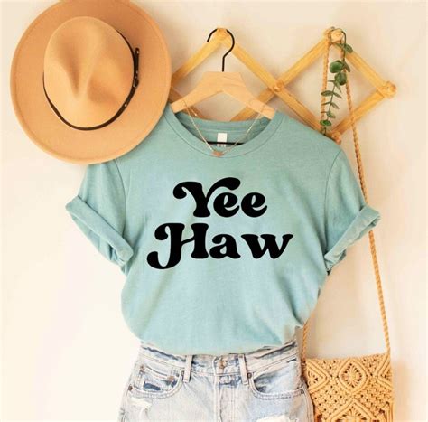 Yee Haw Svg Country Music Svg Country Song Svg Cowboy Wavy Letters