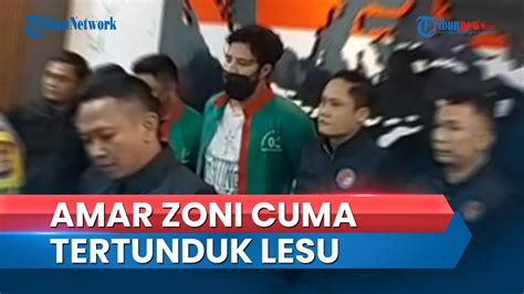 Ammar Zoni Resmi Jadi Tersangka Kasus Narkoba Cuma Diam Tertunduk Lesu