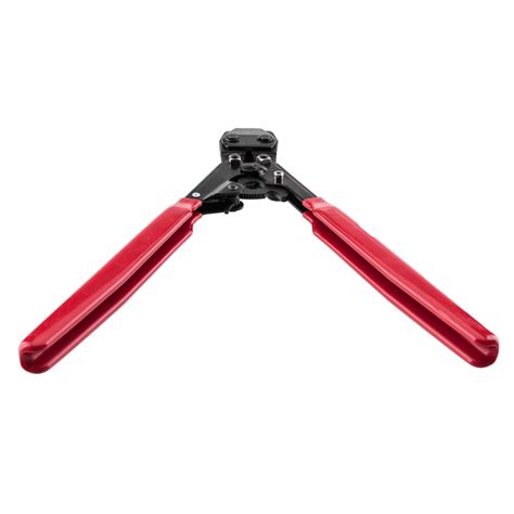 Pex Pipe Cinch Crimping Tool With Clamp Red