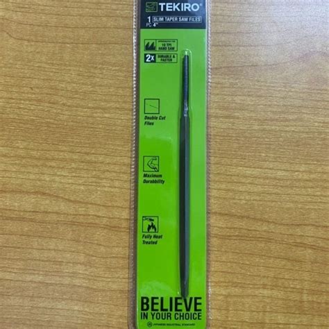 Jual Kikir TEKIRO 4 Segitiga Gergaji Kikir Taper Slim Files 4 Inch