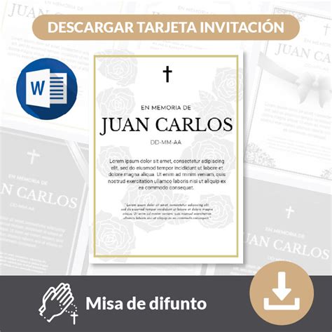 Cómo hacer tarjetas de invitacion para Misa de Difuntos