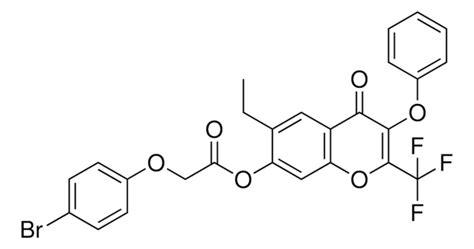 6 ET 4 OXO 3 PHENOXY 2 TRIFLUOROMETHYL 4H CHROMEN 7 YL 4