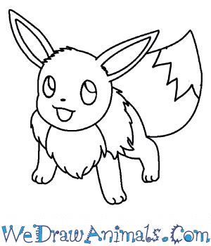 How to Draw Eevee Pokemon