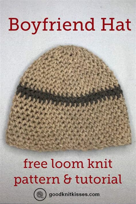 Loom Knit Boyfriend Hat Free Pattern And Tutorial Video