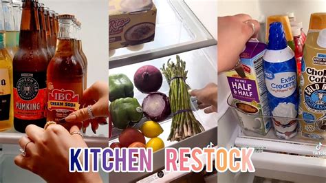 Kitchen And Pantry Random Restock And Organize Tiktok Compilation