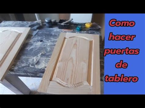 Como Hacer Puertas De Tablero YouTube