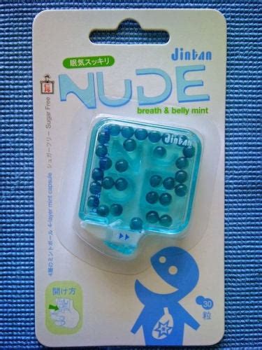 JINTAN NUDE Sugar Free MINT Capsule Flavor For Refreshing Breath Thai