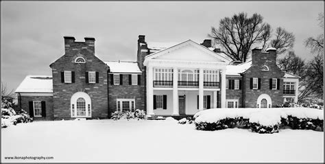 Snowy Days At Glenview Mansion