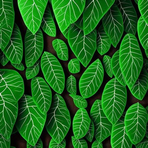 Premium Photo Green Leafy Background