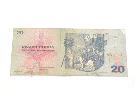 Stary banknot 20 koron Czechosłowacja 1970 antyk Cieszyn OLX pl