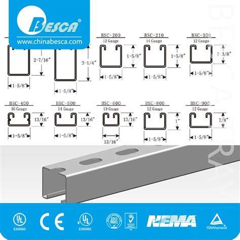 C Channel Steel Columnunistrut Channel Profile View C Channel Besca