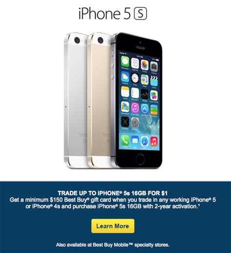 Best Buy Offering Free 16GB iPhone 5s With Trade-In of iPhone 4s or 5 - Mac Rumors