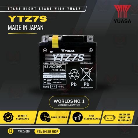 Yuasa Ytz S Motorcycle Battery Japan Best For Yamaha Yzf R Yzf R