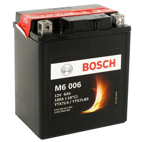 Baterie Moto Bosch M6 6 Ah 12 V YTX7L BS EMAG Ro