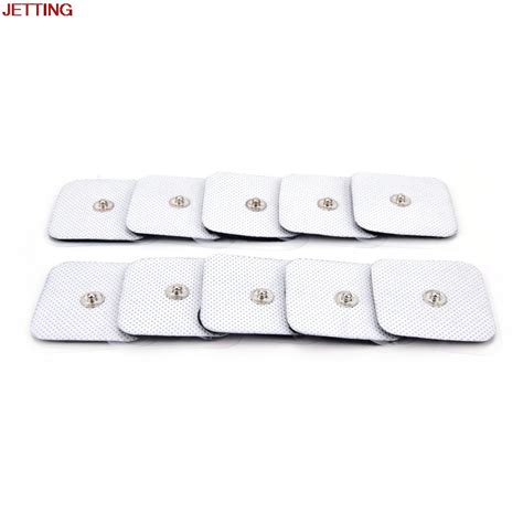 10Pcs 4 4cm Electrode Pads Tens Electrodes For Tens Digital Therapy