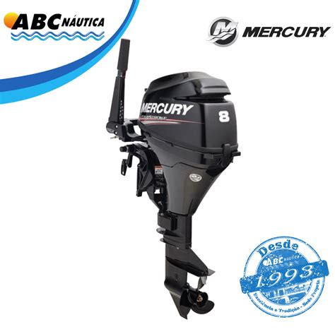 Motor De Popa Mercury 8HP 8MH Rabeta 15 4 Tempos