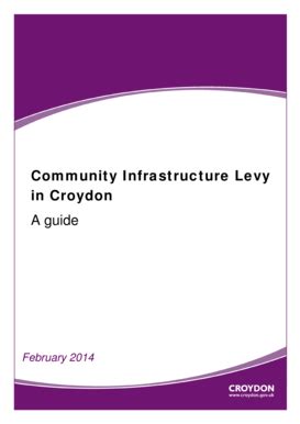 Fillable Online Croydon Gov CIL In Croydon Doc Planning Control FORM