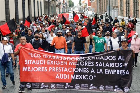 Unión De Trabajadores Marcha En Puebla Y Da Espaldarazo A Sindicato De