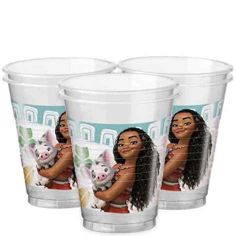 Disney Moana Party Plastic Cups Fun Party Supplies