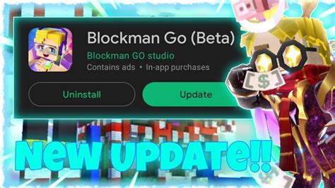 New Blockman Go Update 😱🤩 Youtube