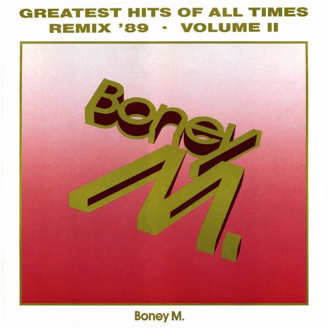 Greatest Hits Boney M アルバム