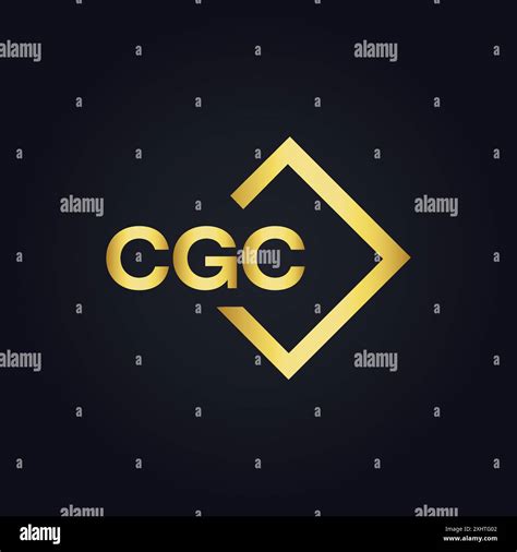 cgc gold logo  res stock photography  images alamy