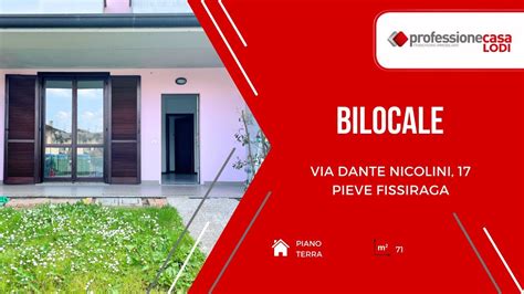 Bilocale In Vendita A Pieve Fissiraga Via Nicolini Youtube