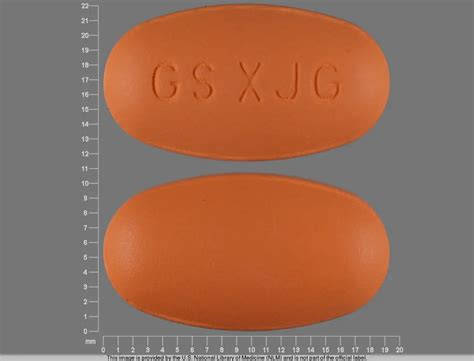 Oval Orange Gs Xjg Images TYKERB Lapatinib NDC Ndc